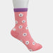 FLORAL GRID SOCK