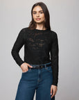 CECELIA FLORAL LONG SLEEVE TEE
