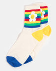 RAINBOW FLOWER SOCK