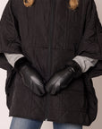 FAUX SHEARLING MITTEN