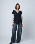 *COMING SOON* RAELYN COLOUR BLOCK JOHNNY COLLAR SWEATER