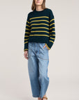 *COMING SOON* LUCIA COTTON CASHMERE STRIPED SWEATER