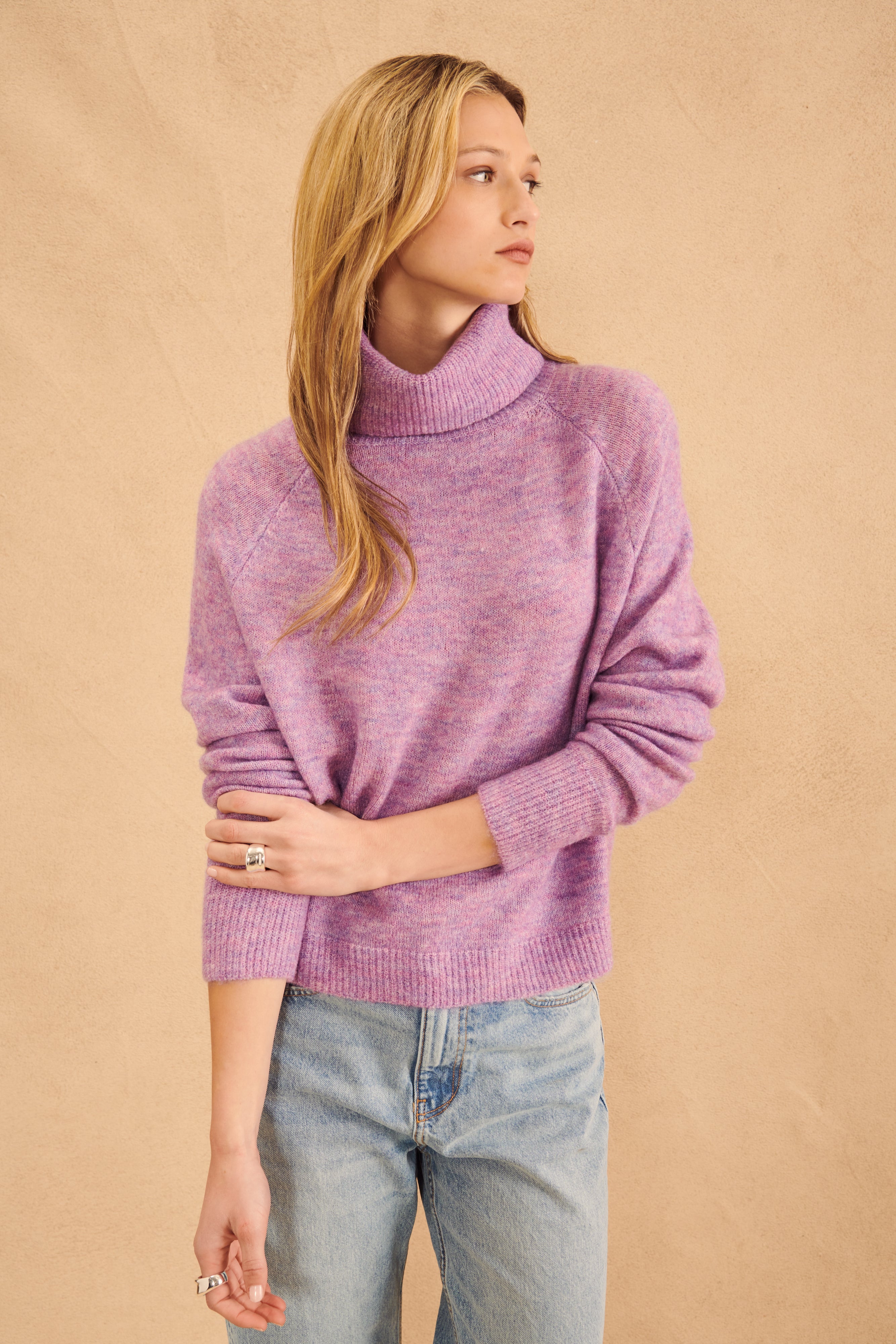 EMMETT SLOUCH NECK SWEATER