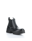 fly london exia lug sole chelsea boot in black, main view