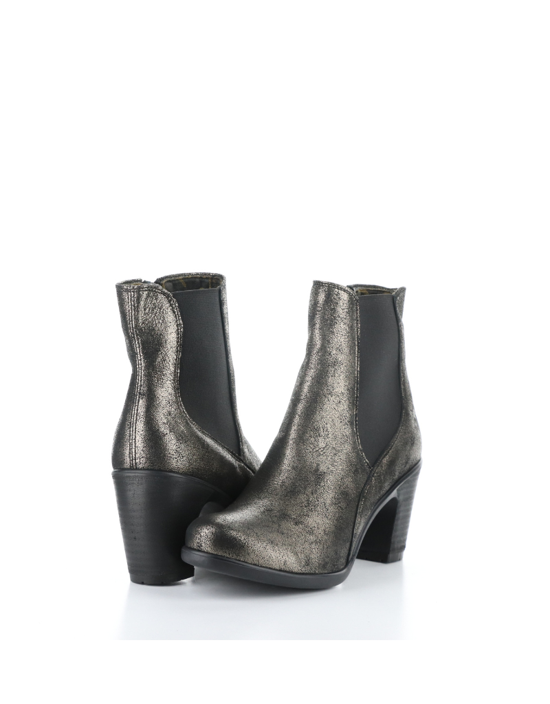 KOLL METALLIC HEELED CHELSEA BOOT