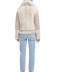 SOUL SHEARLING SUEDE BOMBER