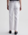 ANALEIGH HIGH RISE STRAIGHT CROP IN CLOUD WHITE