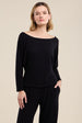 CECILIA KASHMIR KNIT BOATNECK TOP