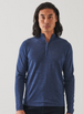 14GG MERINO 1/4 ZIP MOCK NECK SWEATER