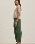 ALEXIS TWILL PANT WITH DARTED KNEE