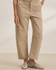 ALEXIS TWILL PANT WITH DARTED KNEE