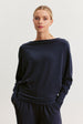 SELMY KASHMIR BOATNECK KNIT TOP