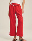 LOLA WOVEN LINEN PANT