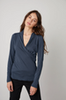 MERI GAUZY WHISPER CLASSICS WRAP TOP
