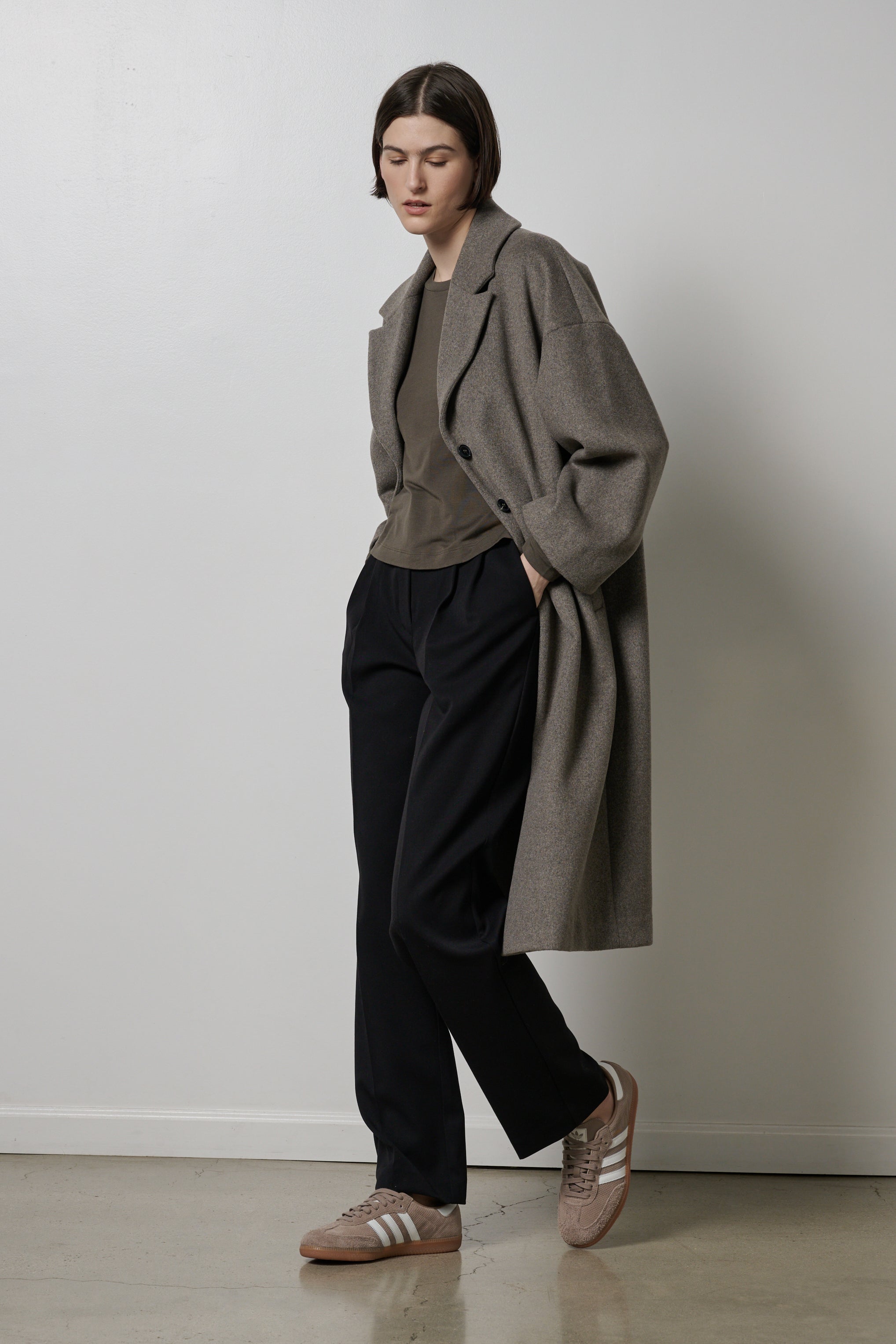 HUNTINGTON WOOL COAT