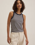 LUA YARN DYE JERSEY STRIPE TANK