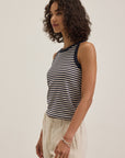 LUA YARN DYE JERSEY STRIPE TANK