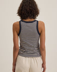 LUA YARN DYE JERSEY STRIPE TANK