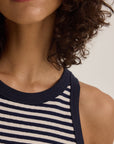 LUA YARN DYE JERSEY STRIPE TANK