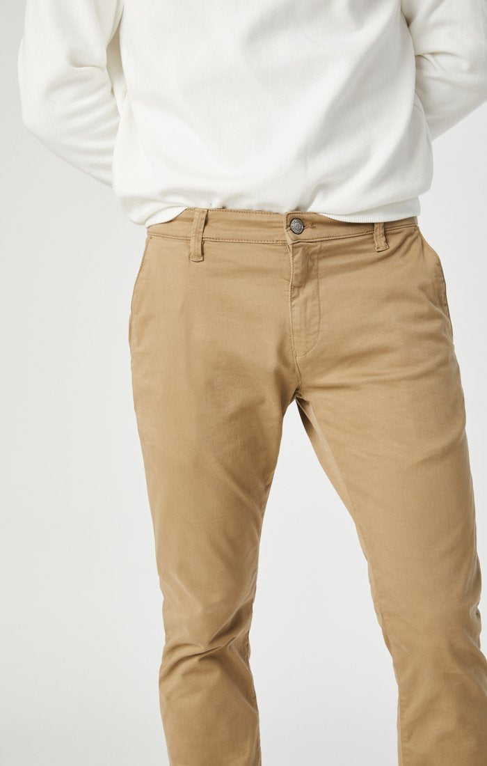 Buy DXL Big and Tall Essentials Flat-Front Twill Pants, Khaki, 46W x 28L at  Amazon.in