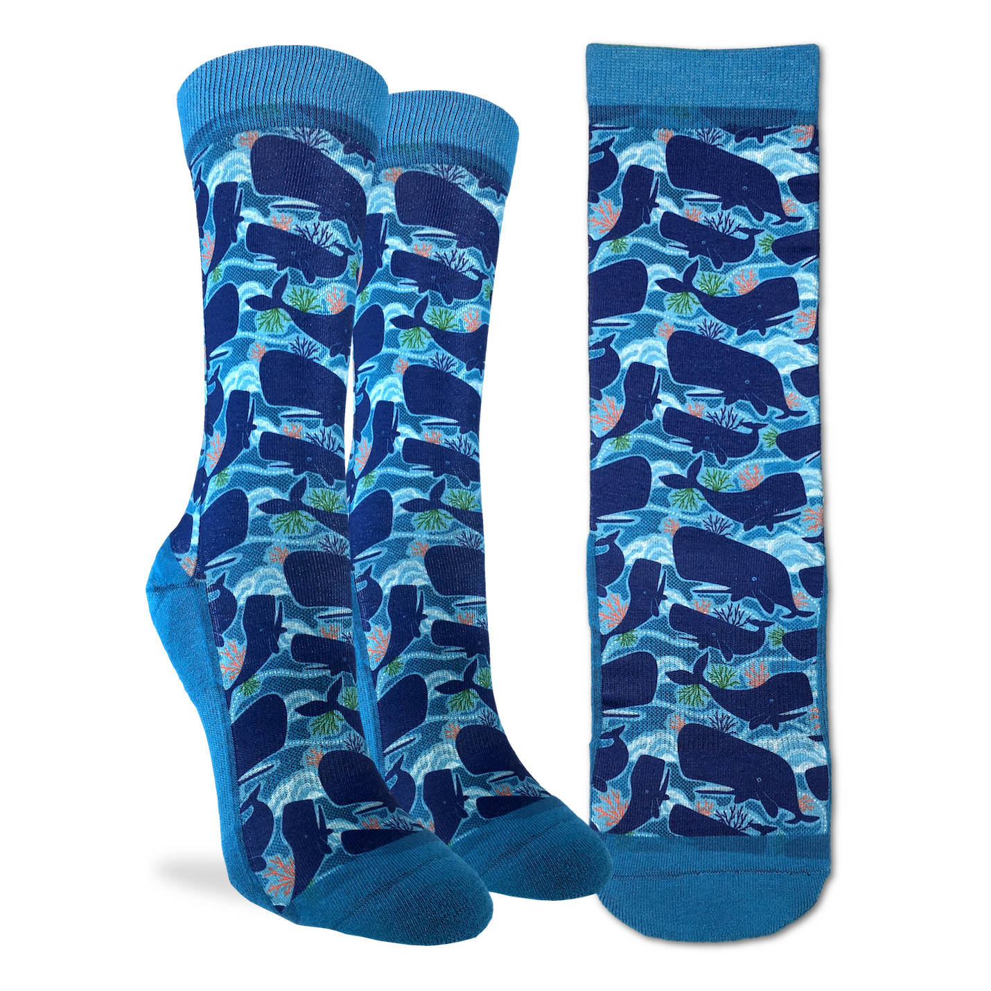 POD OF WHALES ACTIVE SOCK