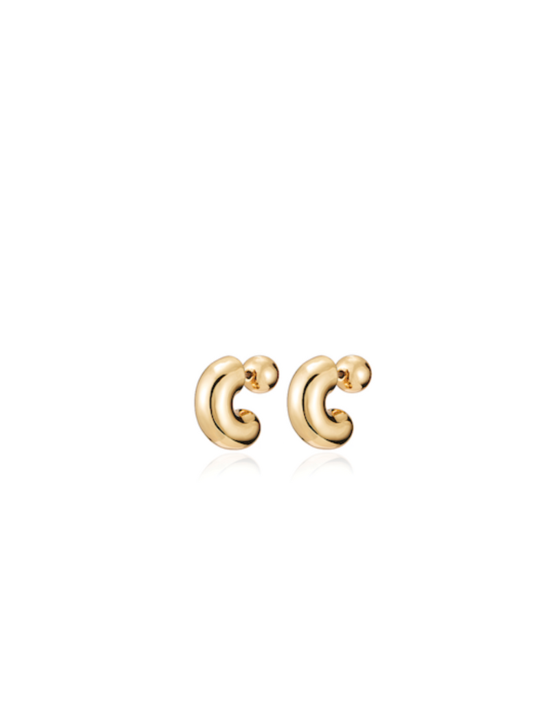TOME HOOPS - SMALL - Gold