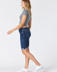 KARLY DEEP FEATHER BLUE SHORTS