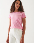 CLASSIC CREW TEE - Med. Pink